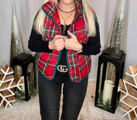 Bibi - Vintage Plaid Quilted Vest