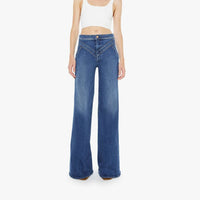 Mother - Criss Cross Roller High Rise Wide Leg Jeans