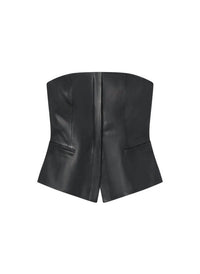 A.L.C. - Renee Strapless Leather Top