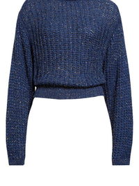 Ramy Brook - Clea Metallic Boat Neck Sweater