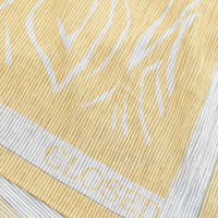 CLOSED Women's Pop of Color Scarf in calamatta yellow - women's scarf - detail view