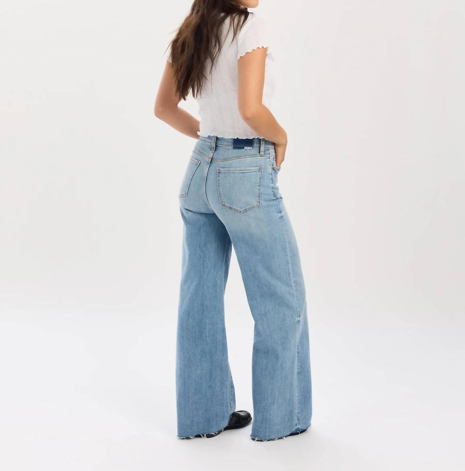 Daze - Far Out High Rise Wide Leg Jeans
