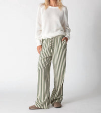 Electric & Rose Pisces Wide Leg Pant in moss - women's pants
