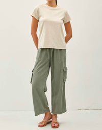 Be Cool - Leona Classic Cut Acid Wash Cotton Tee