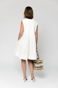 Suncoo - Conely Pleated Sleeveless Mini Dress