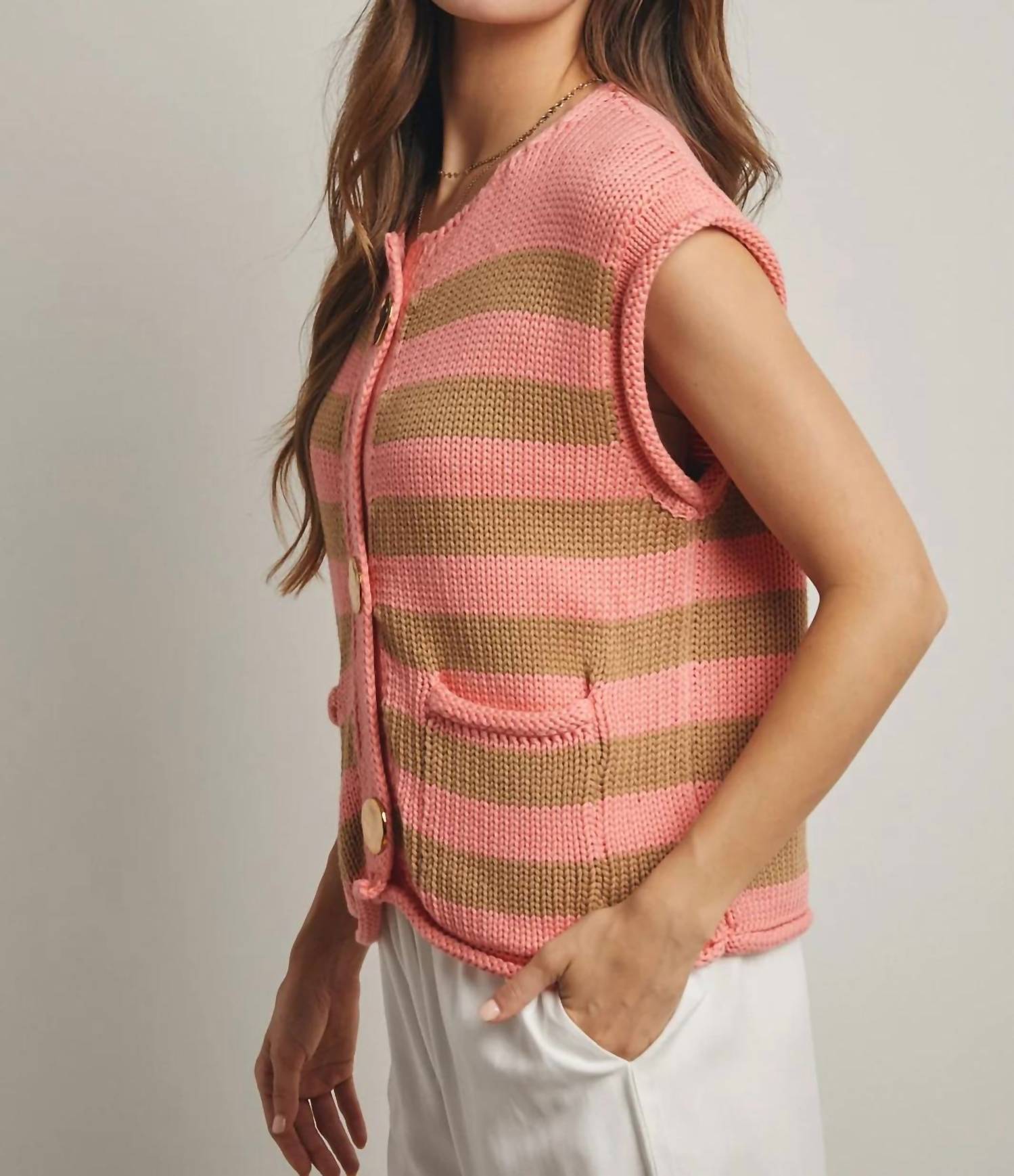 Wishlist - Laurel Knit Vest Cardigan