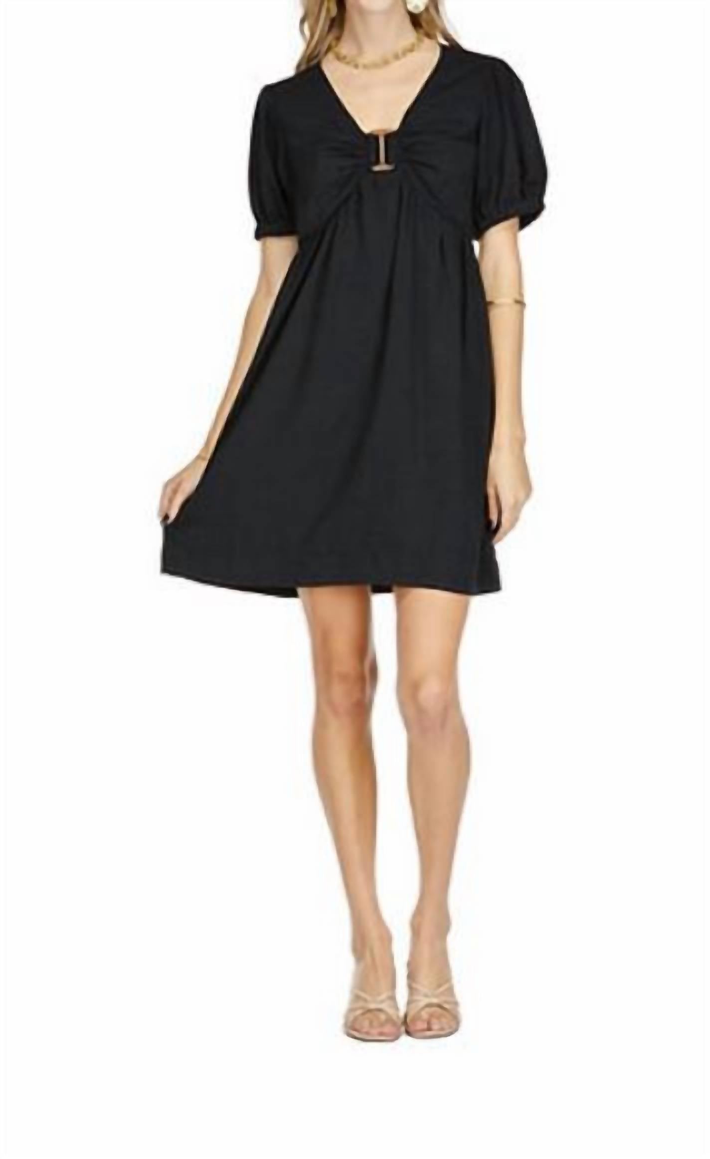 Joy Joy - V-Neck Ring Dress