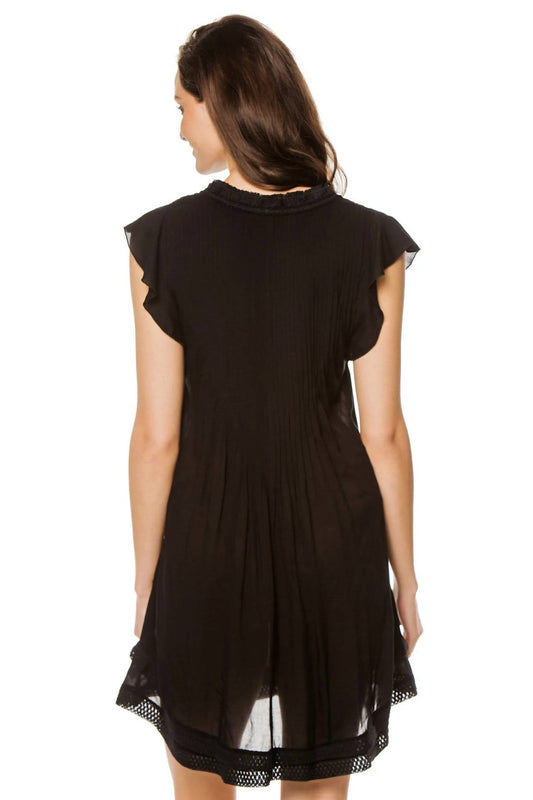 Poupette St Barth - Sasha Lace Trimmed Mini Dress