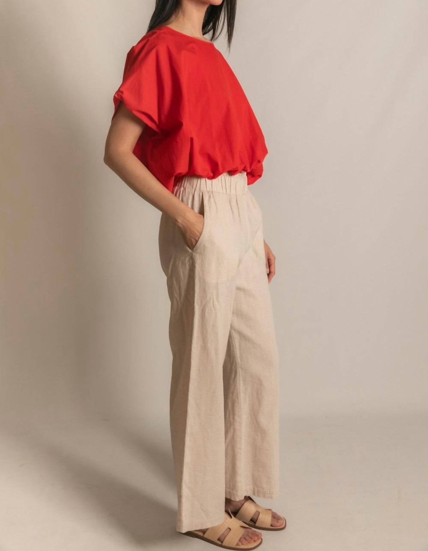 P.Cill - Billowy Poplin Top
