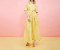 La Fuori - Soleil Eyelet Embroidered Shirtdress