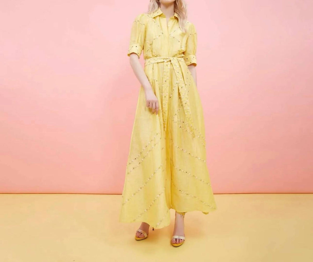 La Fuori - Soleil Eyelet Embroidered Shirtdress