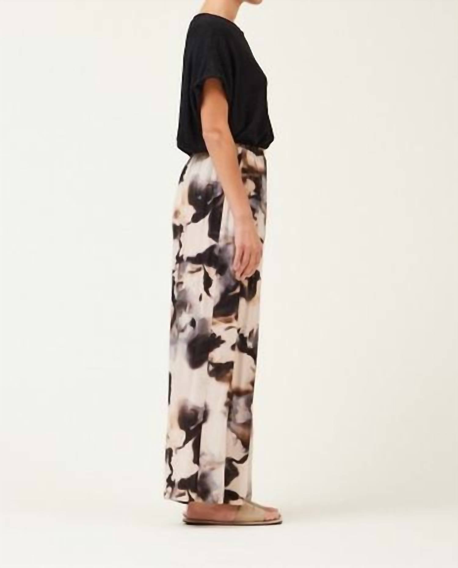 Grade & Gather - Swirl Print Wide Leg Pant