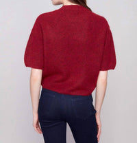 Charlie B - Elbow Sleeve Balloon Shape Sweater