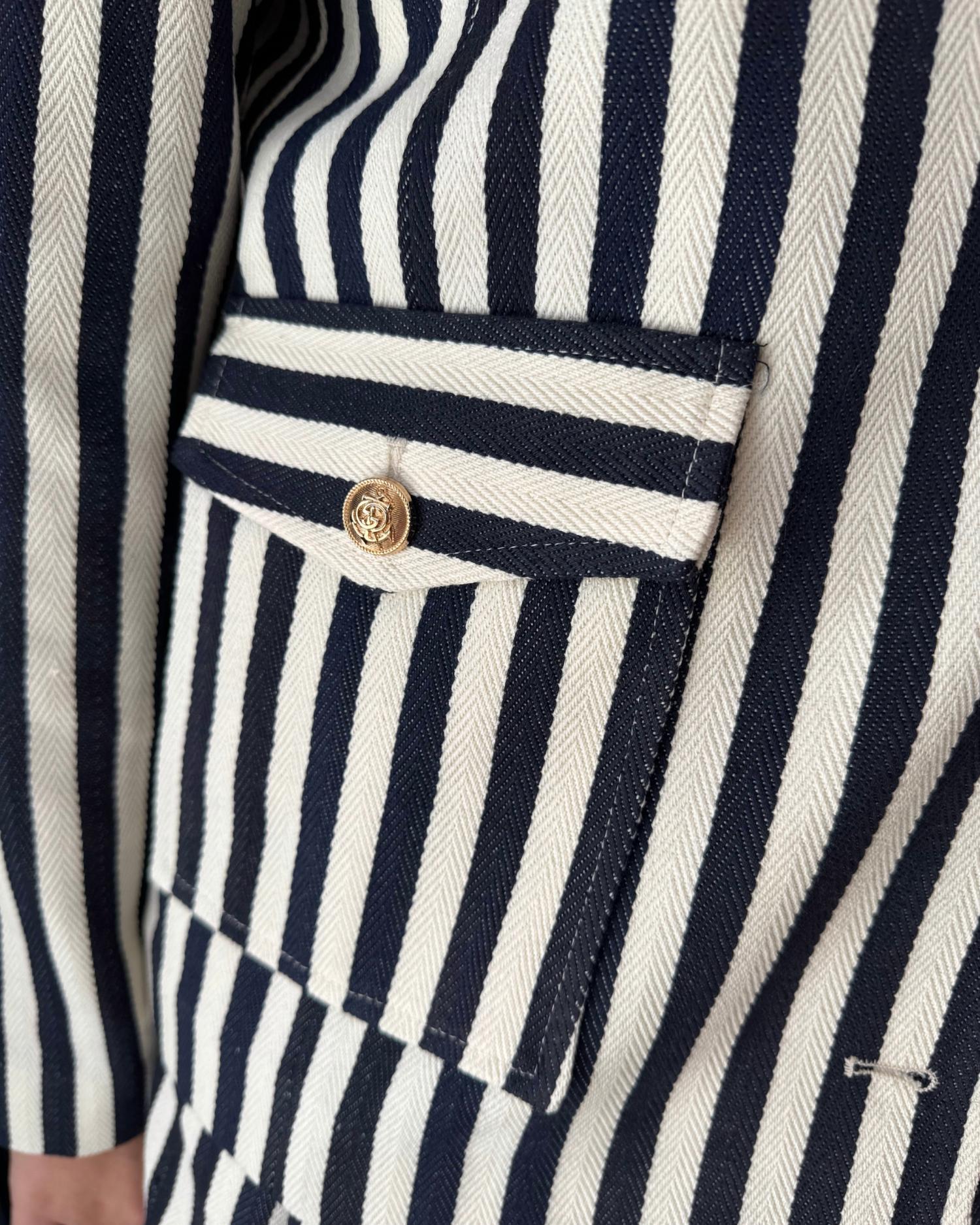 Astr - Women's Stripe Blazer