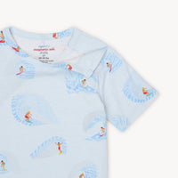 Magnetic Me - Boy's Big Sur Rightfit Magnetic No Drama Pajama Short Sleeve Short Set