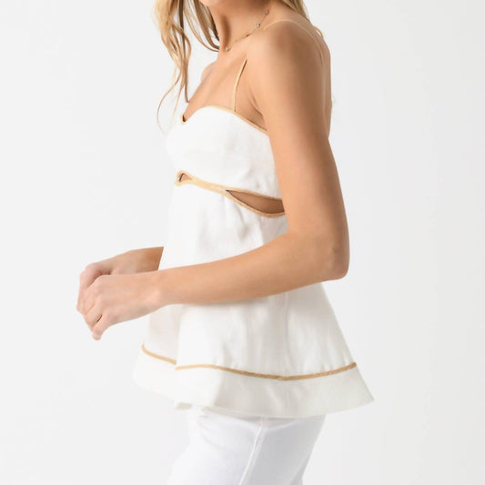 Clea - Orla Piping Trim Top