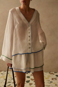 Sancia - Leona V Neck Shirt