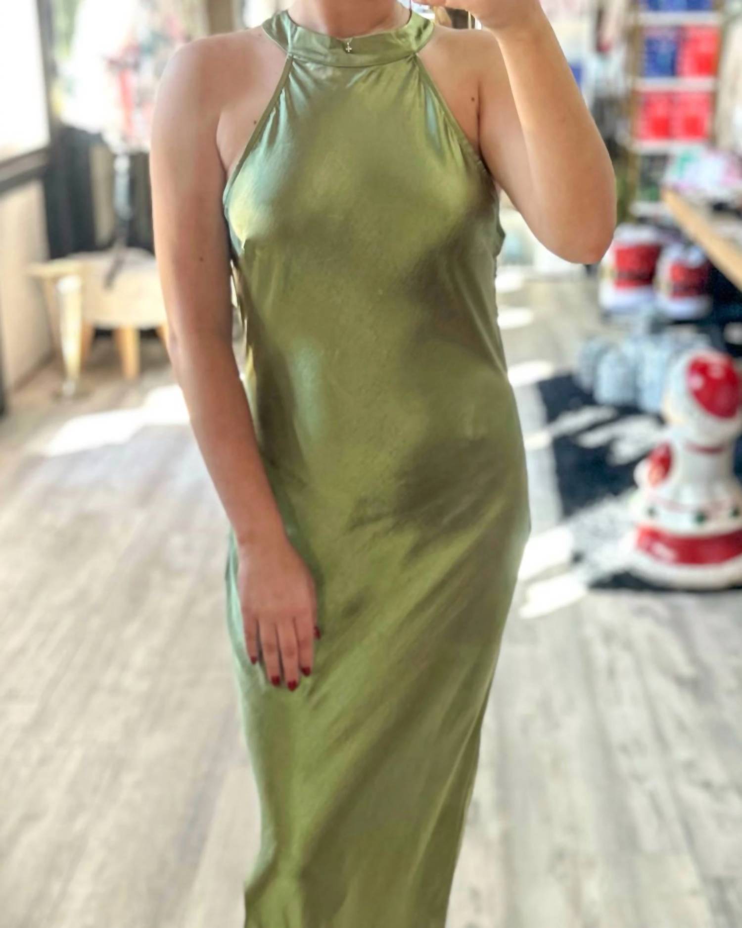 Glam - Sunset Silk Dress
