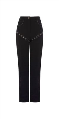 Paris Georgia - Hook Straight Leg Trousers