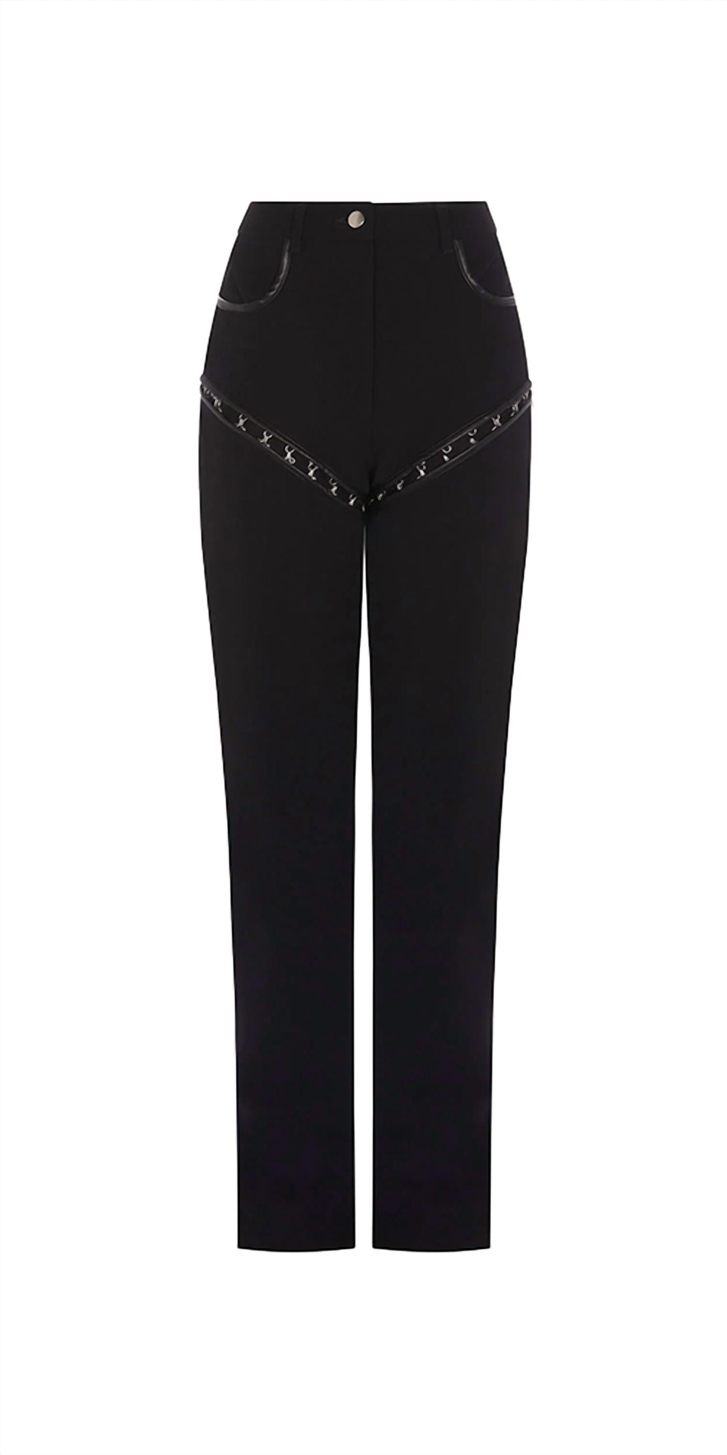 Paris Georgia - Hook Straight Leg Trousers