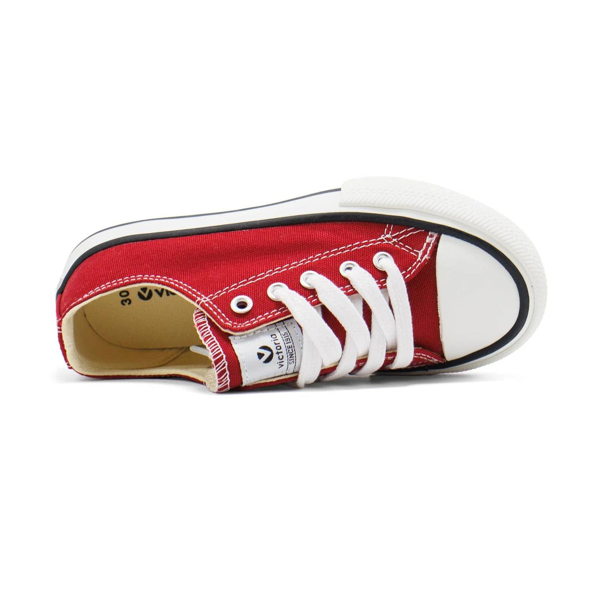 Victoria - Boy's Tribu Canvas Low Top Lace-up Sneakers
