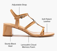 Larroude - Women's Hana Block Sandal