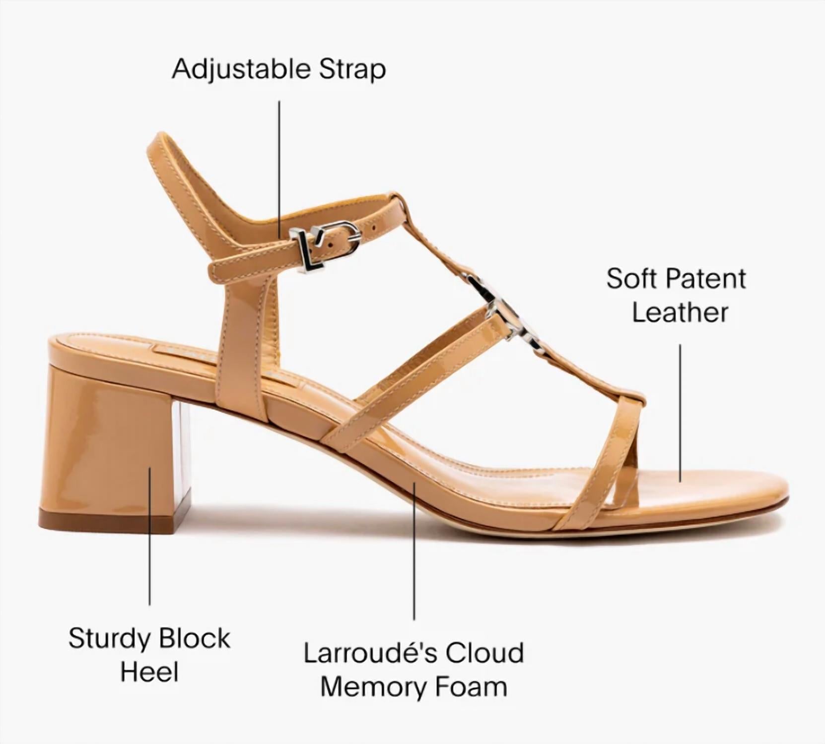 Larroude - Women's Hana Block Sandal
