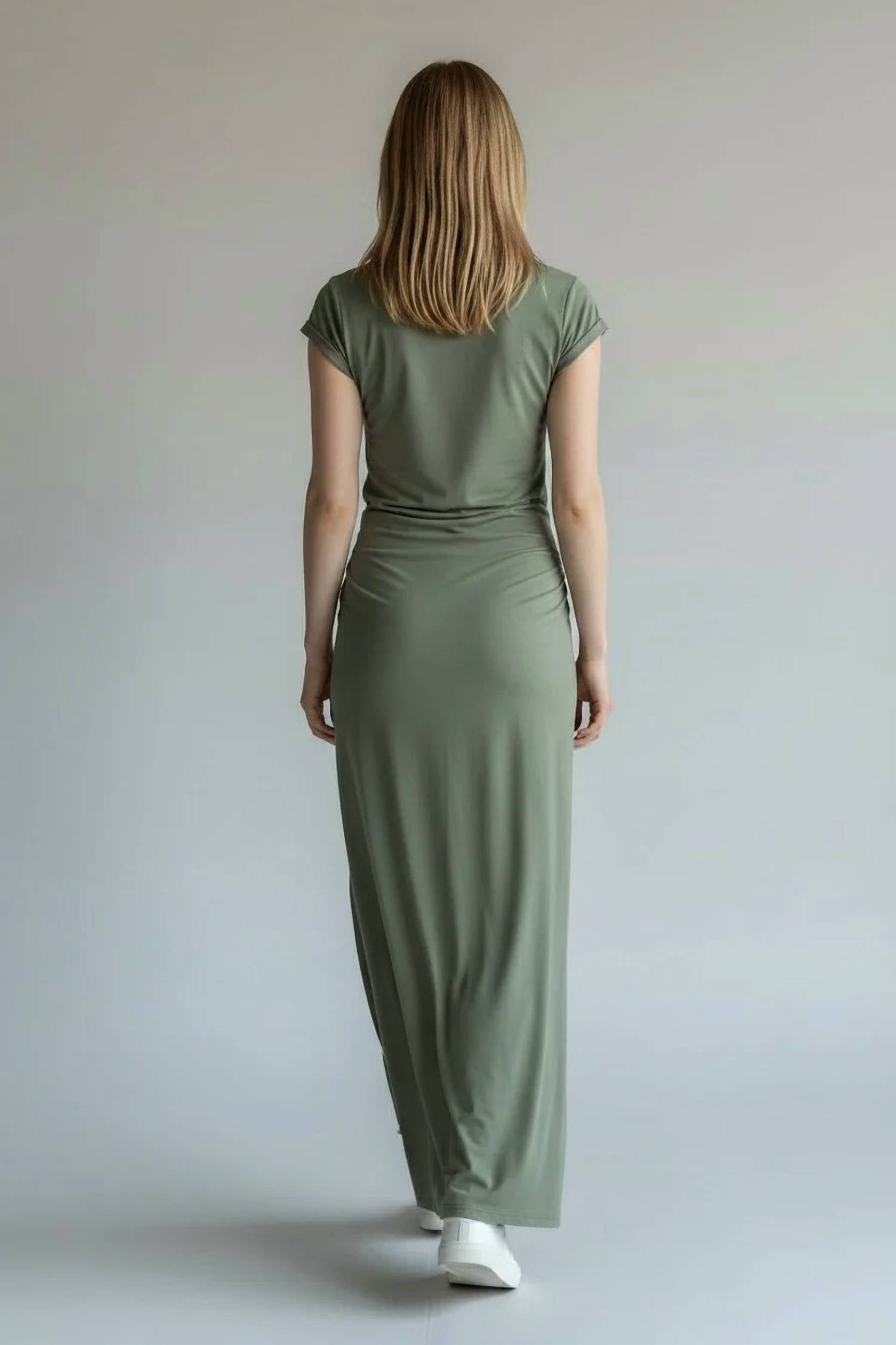 Dex - Side Tie Midi Dress