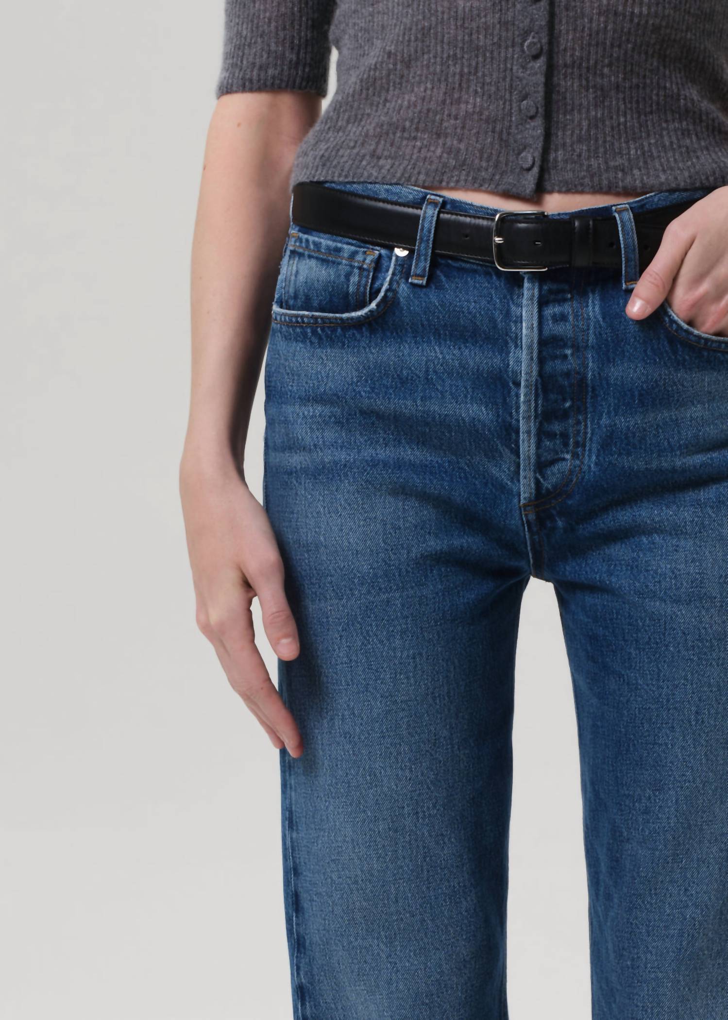 Citizens of Humanity Blaine High Rise Straight Jeans in chaya - women's jeans - view 5