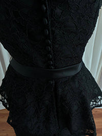 Morilee - Women's Lace Peplum Dress