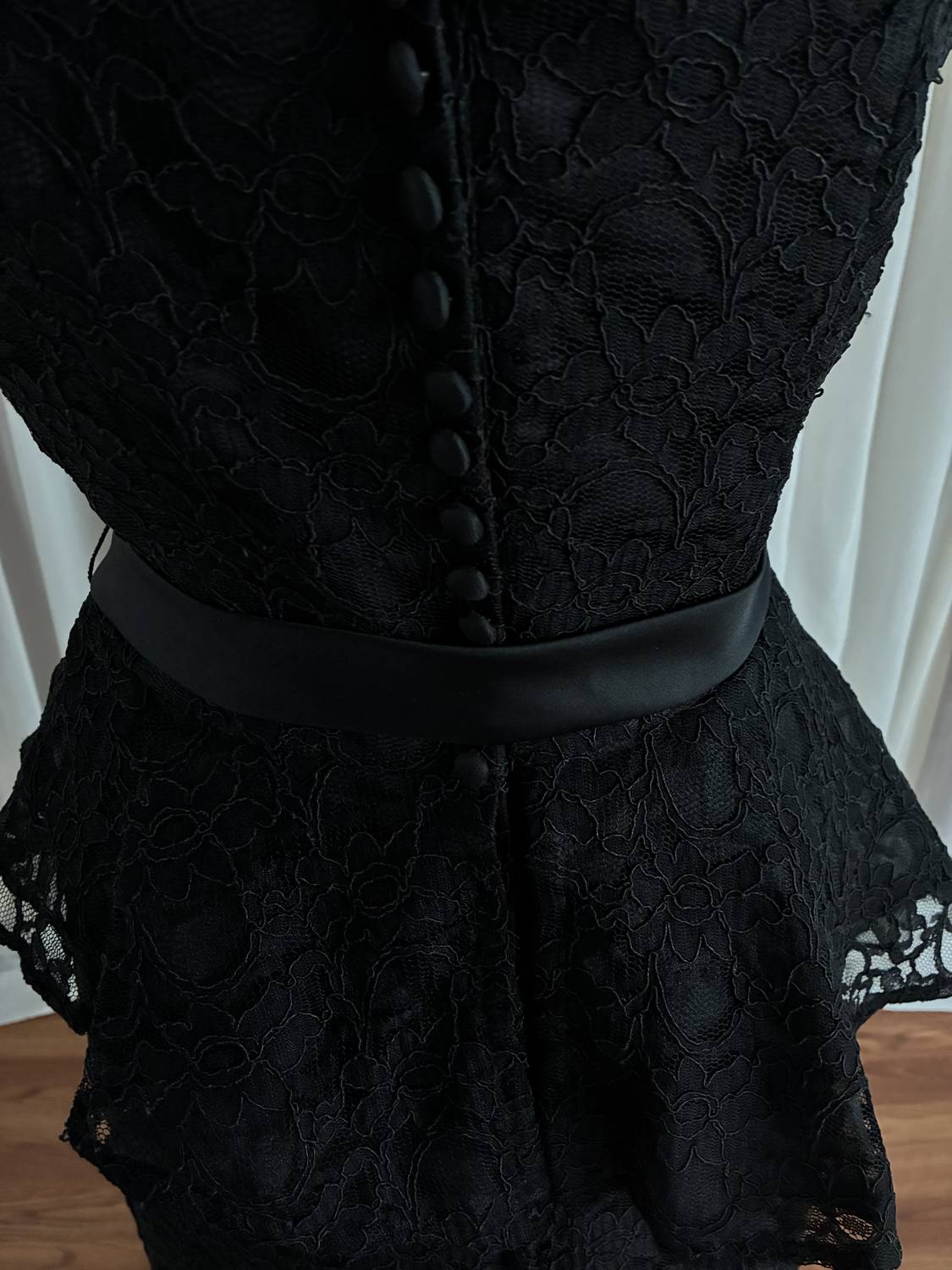 Morilee - Women's Lace Peplum Dress