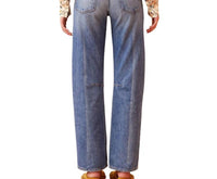 Ulla Johnson Women's The Esme Jean in danube medium indigo wash - women's jeans - detail view