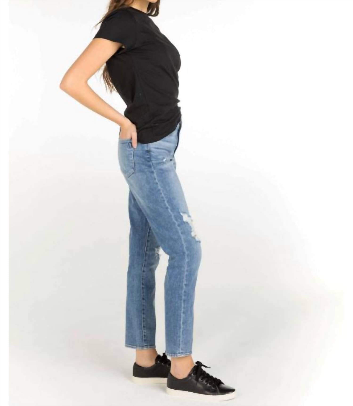articles of society Rene High Rise Jeans in haralson - women's jeans - detail view