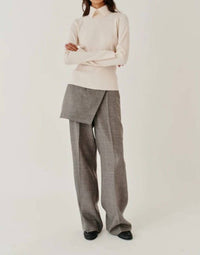 The Garment - Pine Straight Leg Skirt Pants