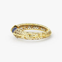 Avenue Chic - Women's Temple Muse Oval Hinge Bangle
