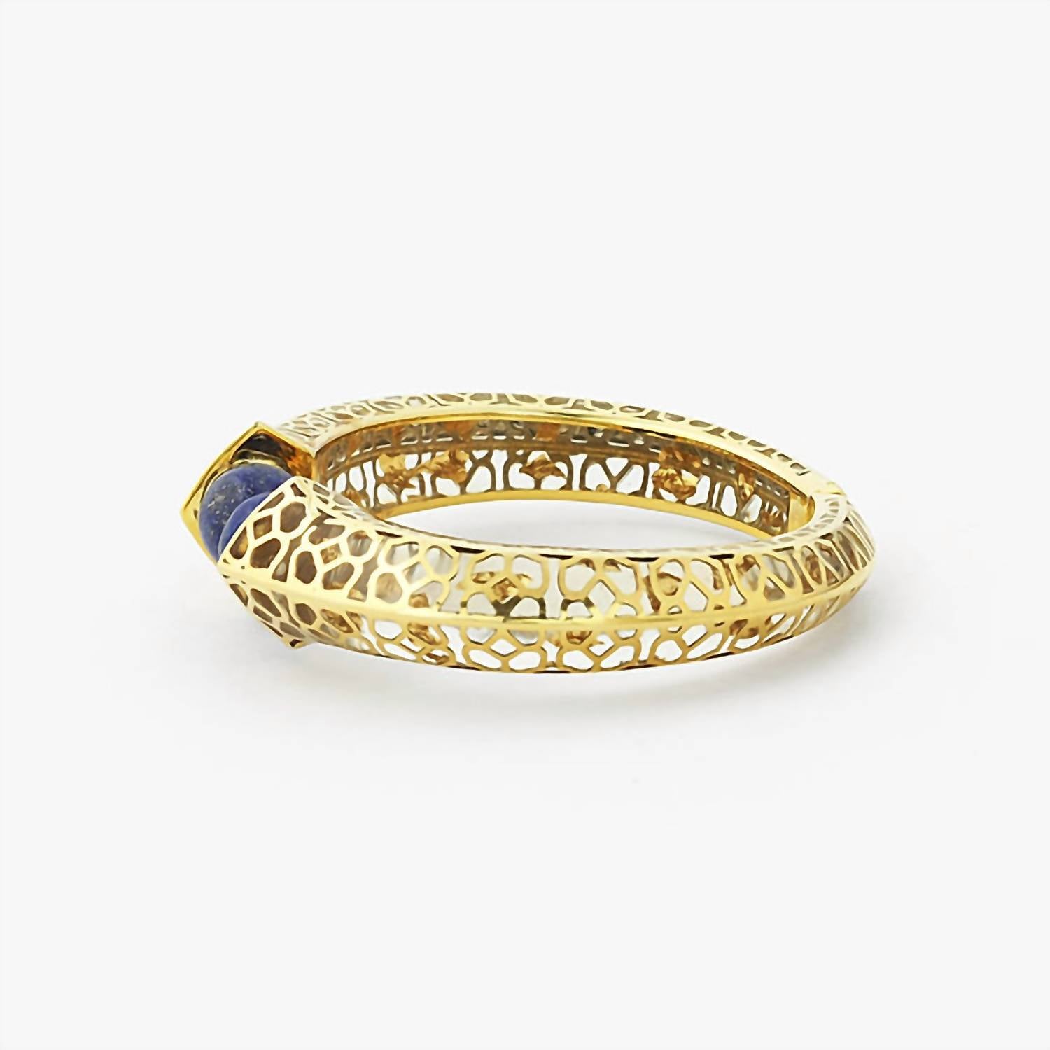 Avenue Chic - Women's Temple Muse Oval Hinge Bangle