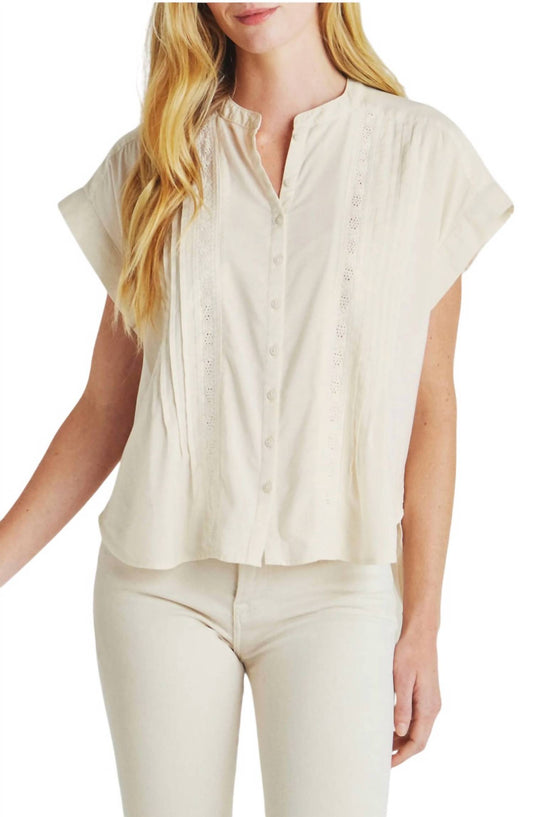 Splendid - Paloma Pintuck Lace Top Blouse