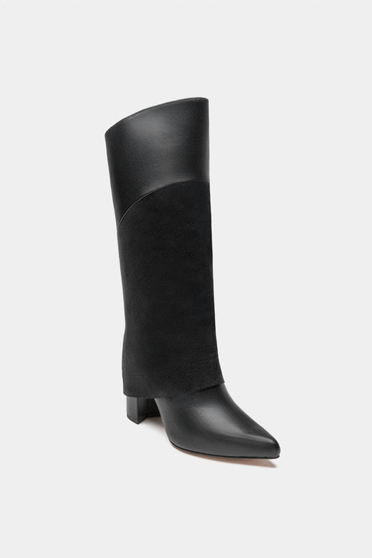 Dante Shoes - Women's Leather Tall Overlay Boots