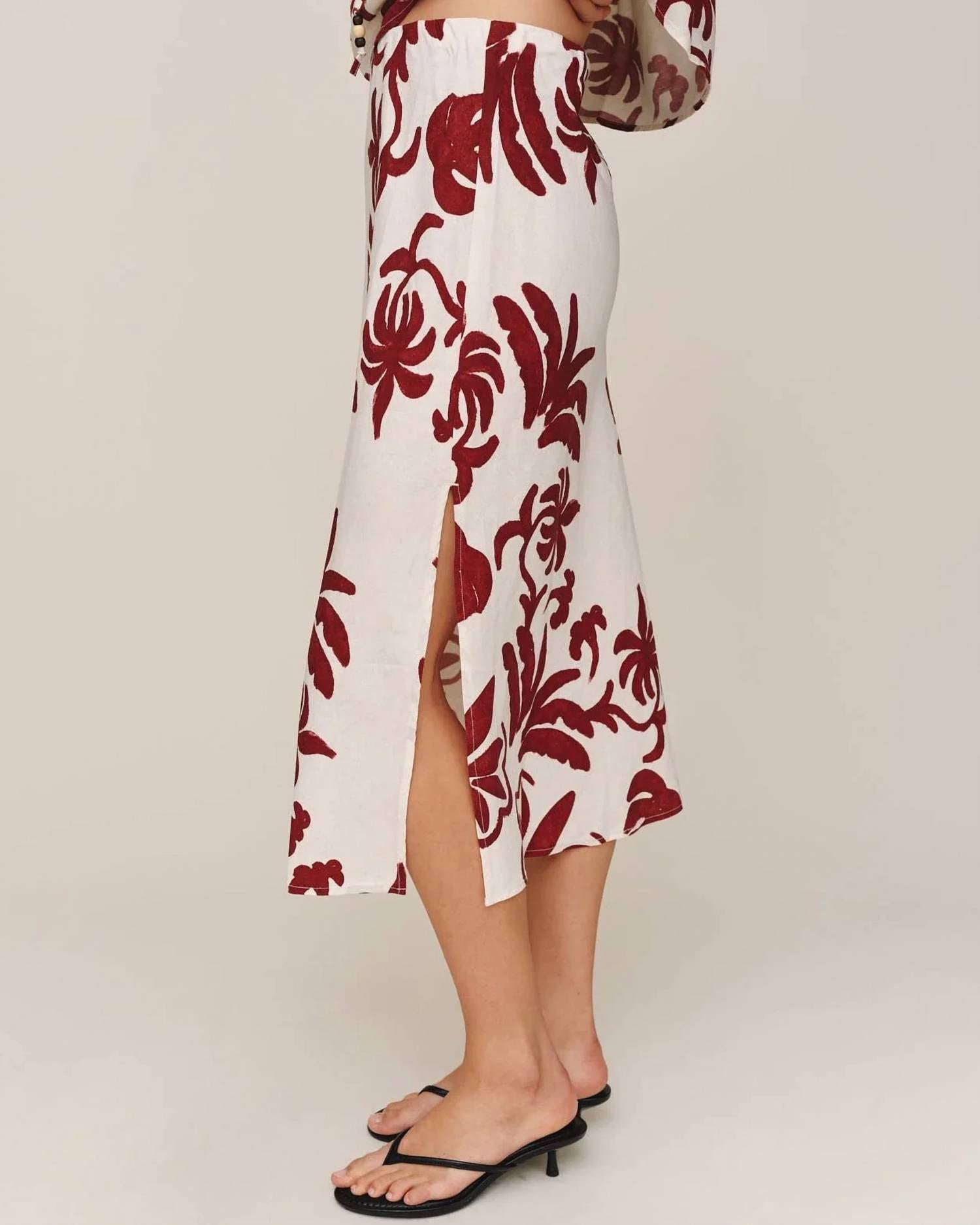 Bella Dahl - Bias Side Slit Skirt