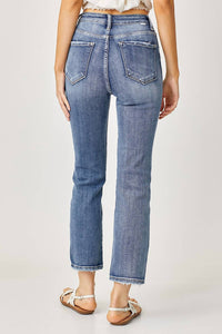 Risen - Traci High Rise Crop Straight Jeans