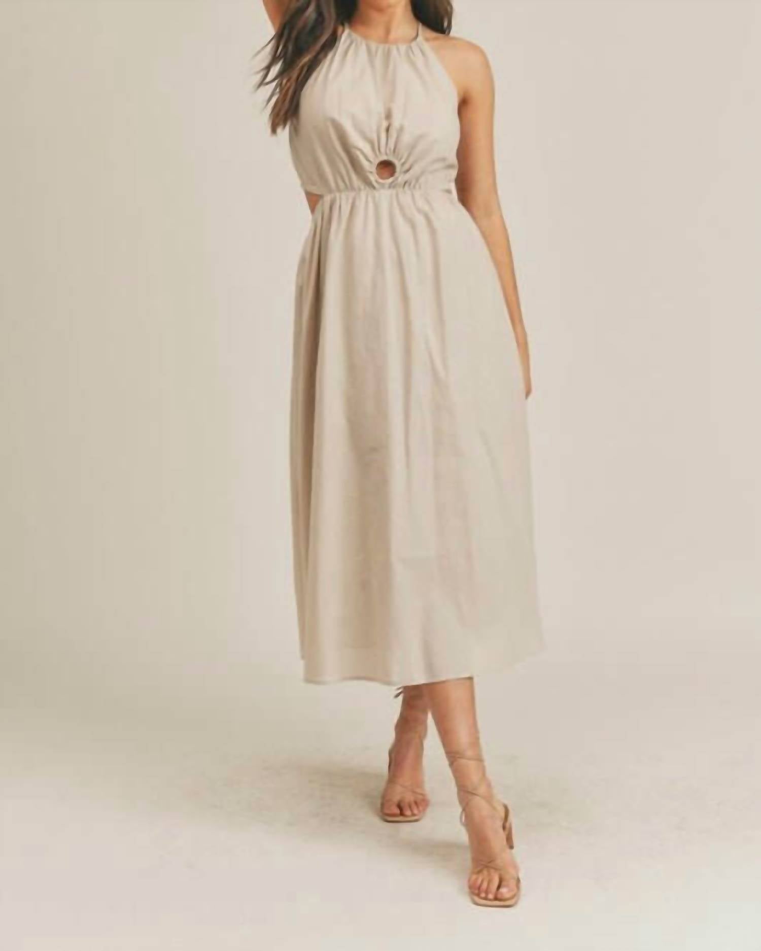 &Merci - Cut Out Midi Dress