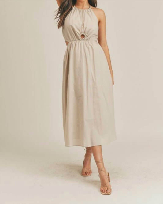 &Merci - Cut Out Midi Dress