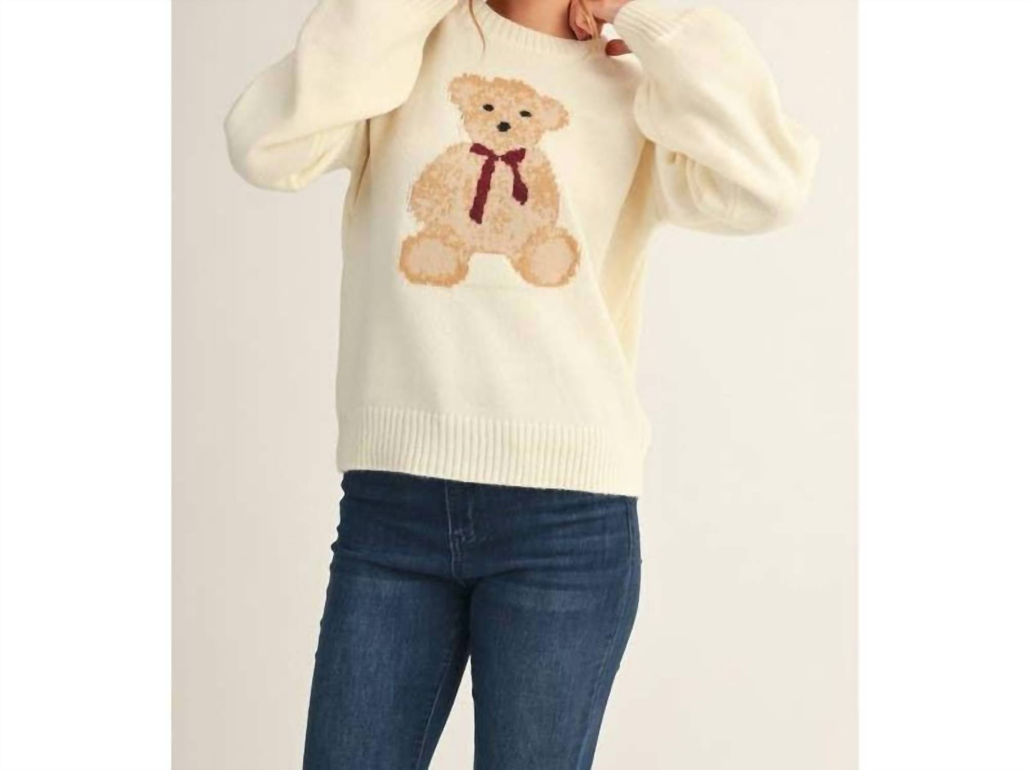 Style Usa - Beatrice Teddy Bear Sweater