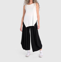 ALEMBIKA Essential Punto Relaxed Leg Pants in black - women's pants - view 5