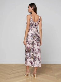 L'Agence - Akiya Satin Maxi Dress
