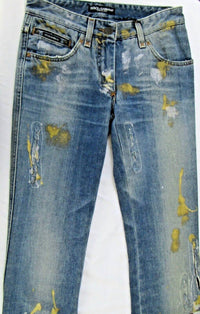 Dolce & Gabbana - Paint Splattered Jeans