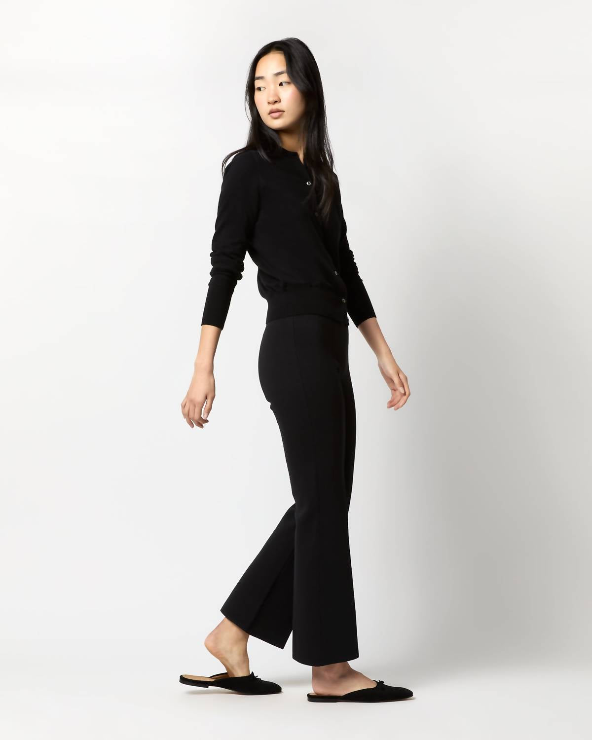 Ann Mashburn - Lara Knit Flare Cropped Pants