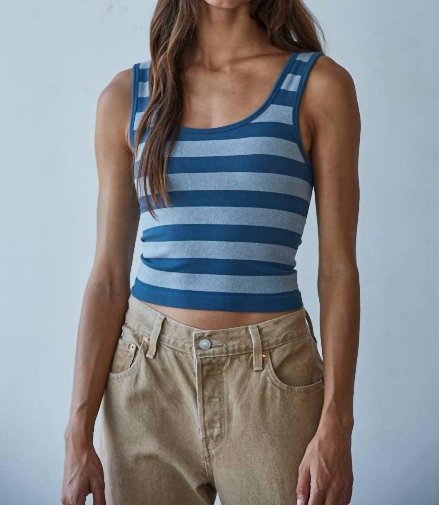 By Together - Padded Stripes Top