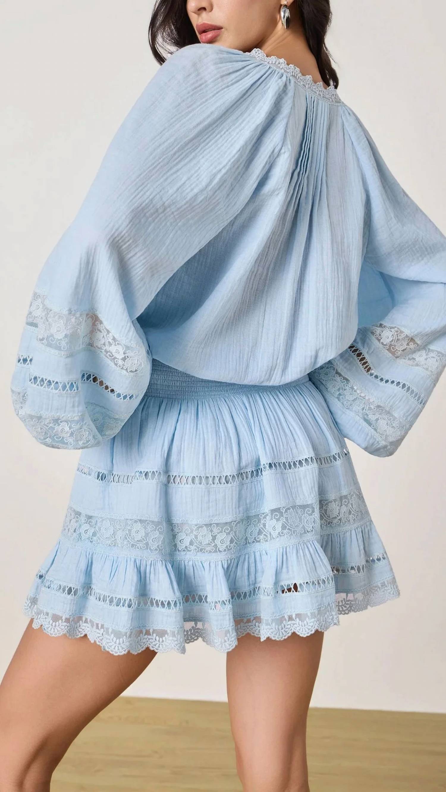 Rococo Sand - Lace Mini Skirt