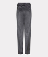 ESQUALO Shimmer Crinkle Trouser in grey - women's pants - view 4